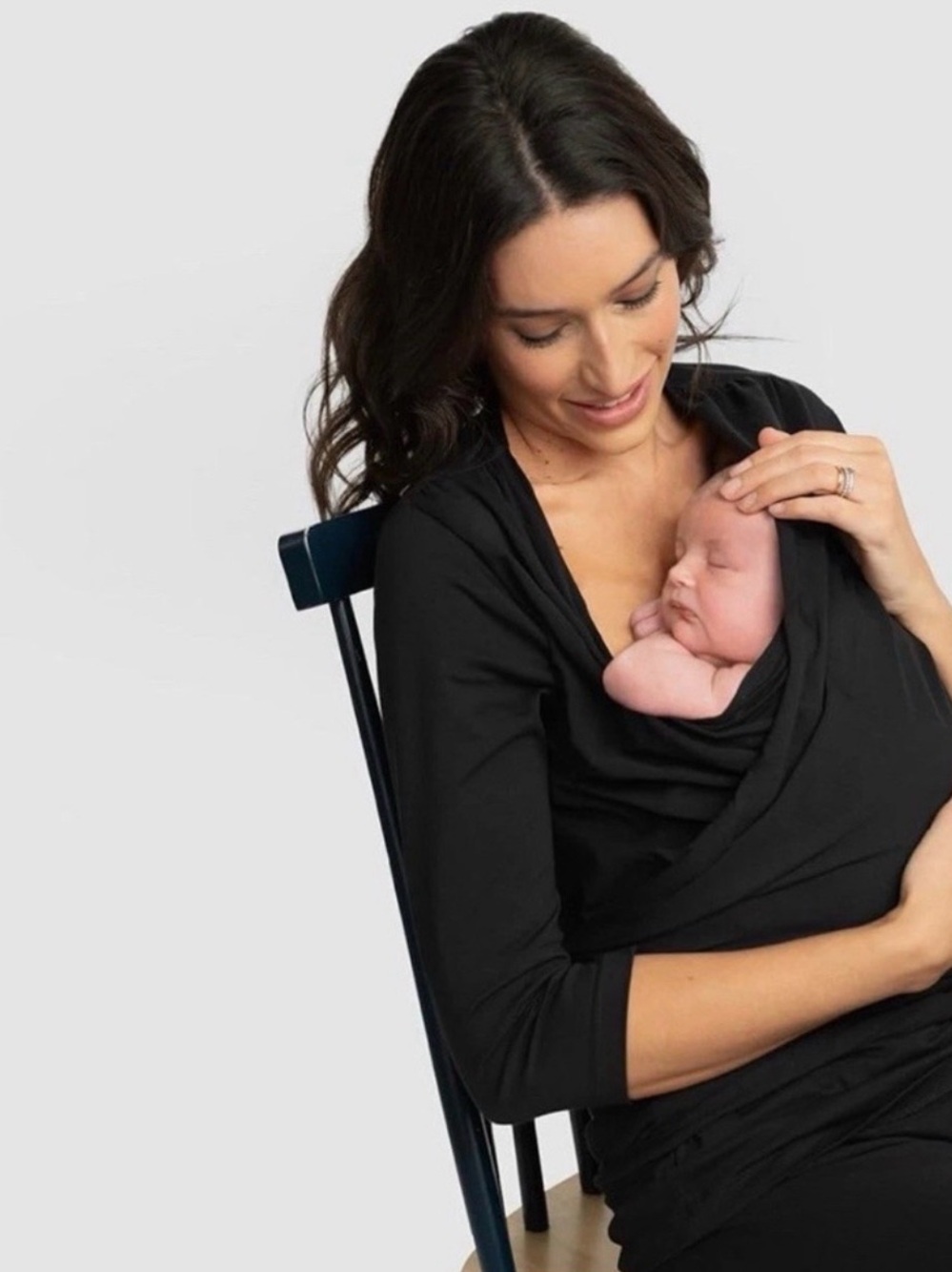 Seraphine Skin to Skin Baby Wear Wrap Top Nursing Friendly Maternity